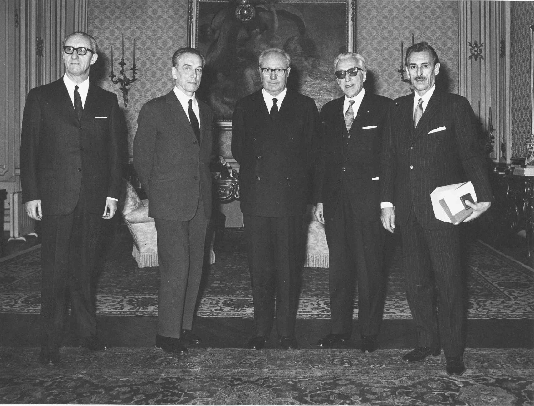 1968 03 05 Fototgrafia visita al Presidente della Repubblica