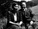 1937 biagio a lokve con la moglie pina marini  archivio marin 