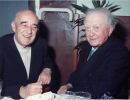 1973 biagio marin con lo scultore marcello mascherini  archivio marin   1 